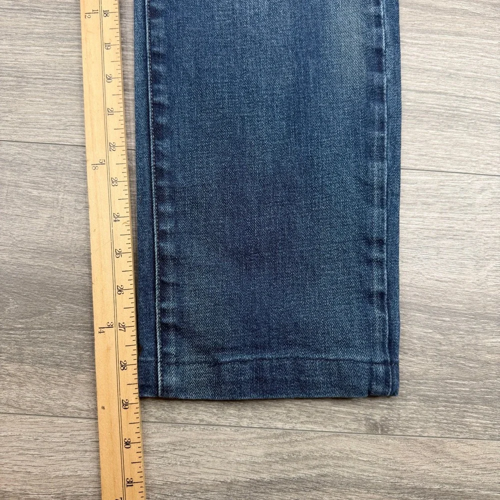 S.M.N. Jeans Mens 36x29 Blue Faded The Finn Tapered Slim USA Made 5 Pocket